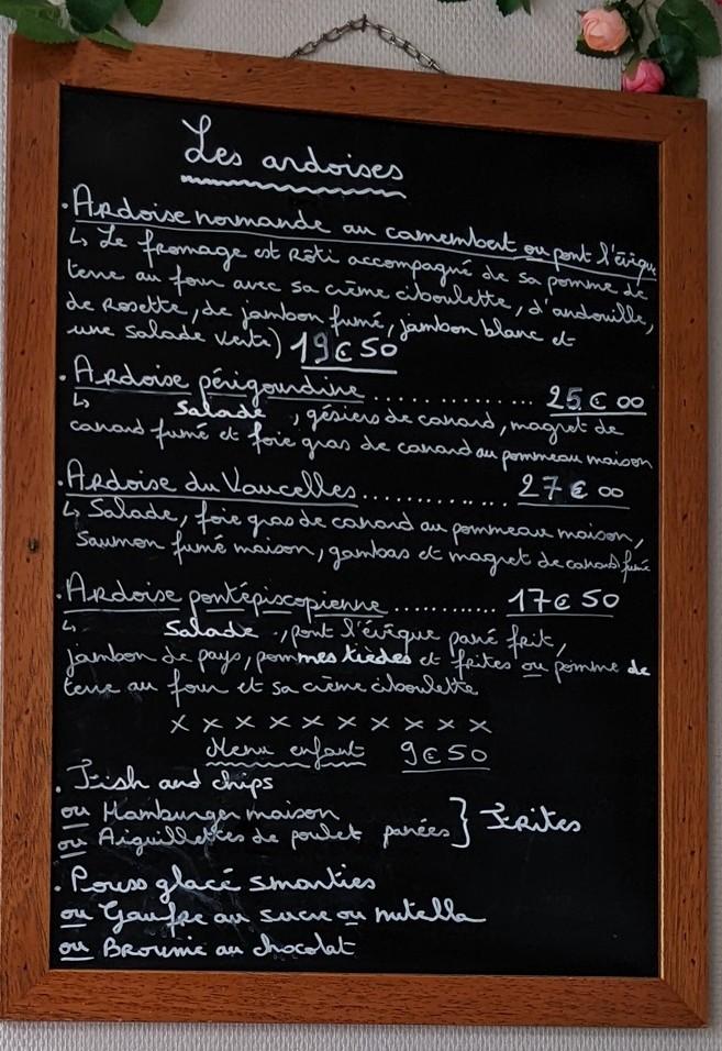 Le Vaucelles - Menu Image 3